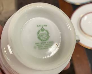 Minton "Saturn" place settings