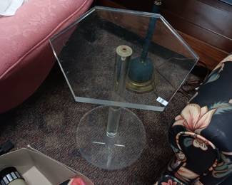 Small Lucite Side Table
