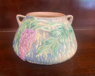 Roseville Blue Wisteria Vase