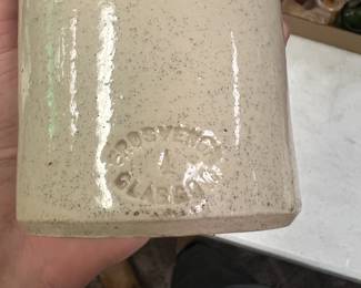 Early Pottery Beer Bottle