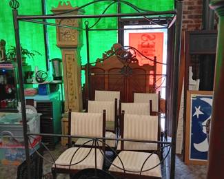 Full Size Metal Canopy Bed