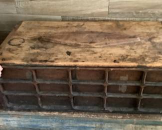 Antique carpenters  chest