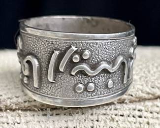 Sterling Silver Band Ring 8.81g Sz 10