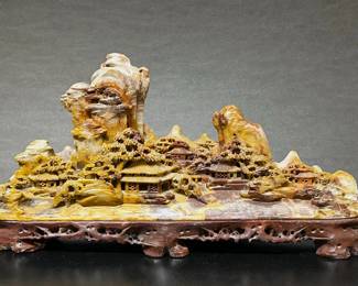 Chinese carved soapstone 