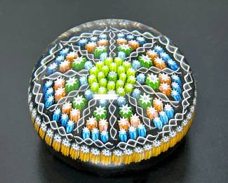 Perthshire Millefiori Paperweight