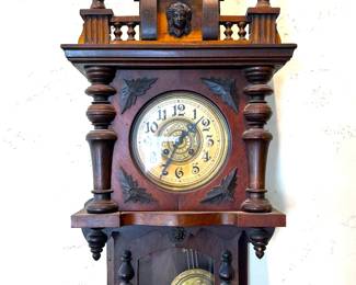 Antique Victorian Wall Clock