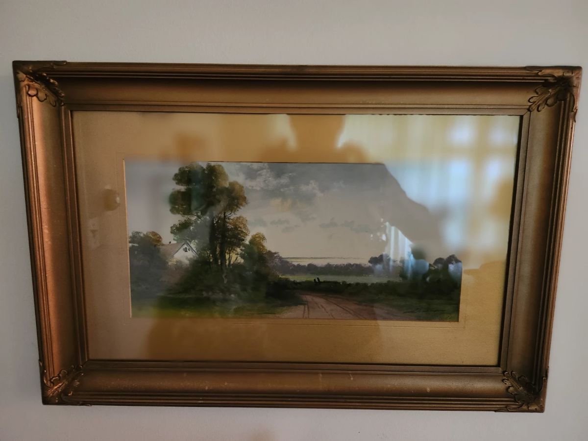 Very Early Print Great Frame 