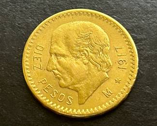 Antique Gold 1917 Coin .......To register so you can place bids go to www.capitolsalesservices.hibid.com