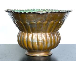 Egyptian copper pot