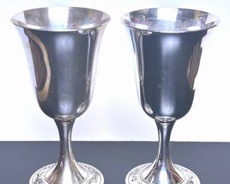 Sterling Silver Water Goblets