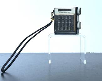 Vintage mid century transistor radio 