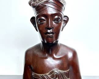 Vintage Burmese wood carving 