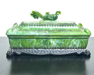 1930s plastic trinket box