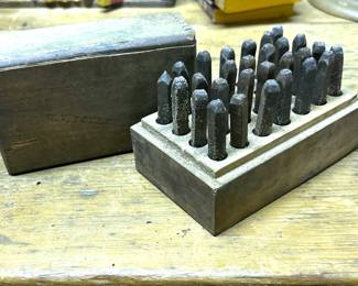 Antique stamping punches 