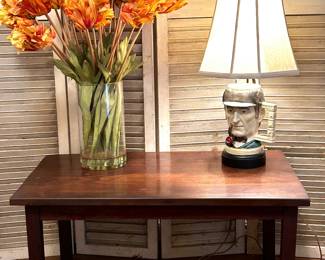 Antique solid wood low table 