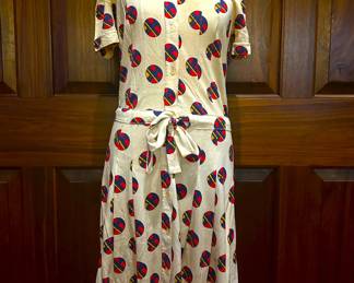 Vintage 1970s Diane Von Fierstenberg dress that was made in Italy