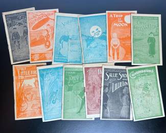 Antique Children's mini booklets proved by Faultless Starch.   These were produced in the late 1880s and up through the 1920s.  