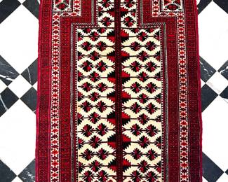 Hand woven Prayer Rug 