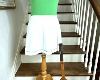 Another vintage tennis outfit and racket