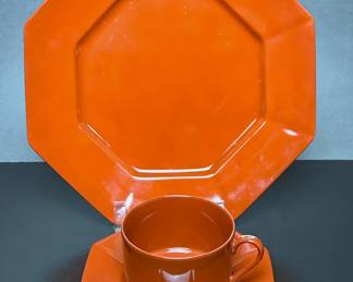 Vintage Fitz & Floyd Cinnabar dinnerware 