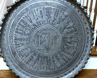 Large Antique Persian Tray