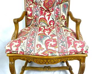 Hand carved chair from Spain for William Swizter Furniture 