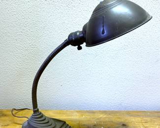 Deco 1920s Gooseneck desk lamp