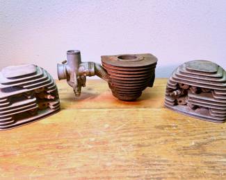 Vintage British carburetor by AMAL of Birmingham, England,  most likely for a Triumph motorcycle 