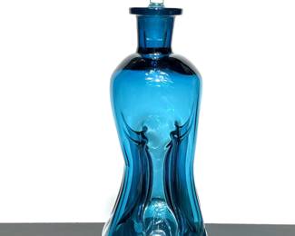 Mid Century Holmegaard Kluk Kluk Decanter .....To register so you can place bids go to www.capitolsalesservices.hibid.com 