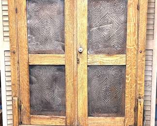 Antique primitive pie safe