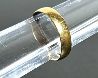 1940s simple gold band from Sweden 