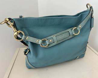 Coach Carly Zip Leather Handbag