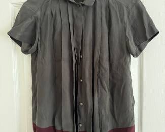 Women's Opening Ceremony Silk Blouse Size XS 