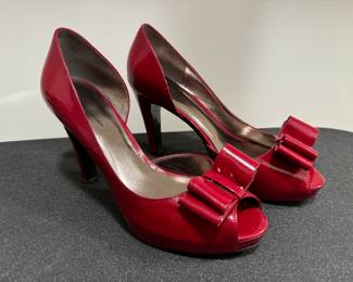 Women's I.N.C Peep Toe & Bowed Platform 4.5" Heels Size 7-1/2