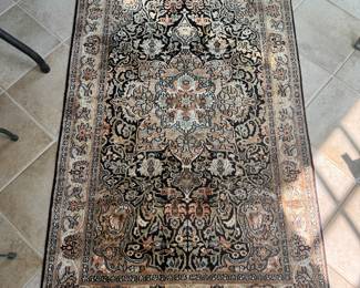 Hand-Woven Silk Kaschmir Rug (61"L x 37"W)