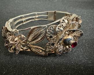 Antique Sterling Silver Bracelet