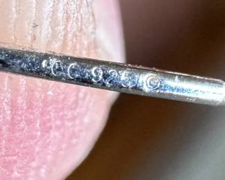 Sterling Silver Ring with Stone