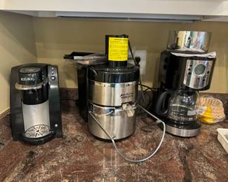 Keurig Coffee Machine, Jack LaLane's Power Juicer & Mr. Coffee Machine