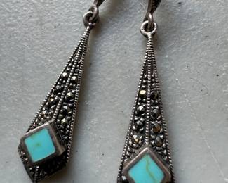 Sterling Silver & Turquoise Earrings