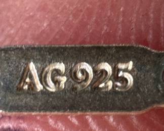 Tiffany & Co Sterling Silver Necklace with Infinity Pendant