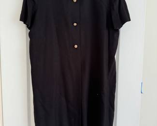 Women's Evan-Picone Black Midi Dress Size 8