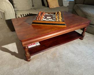 Mahogany Two Tiered Coffee Table (