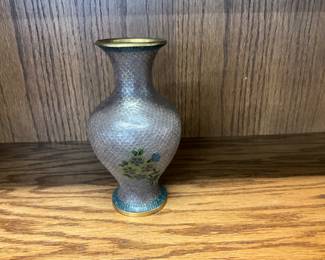 TRANSPARENCY ENAMEL VASE