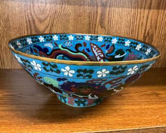 CHINESE CLOISONNE BOWL