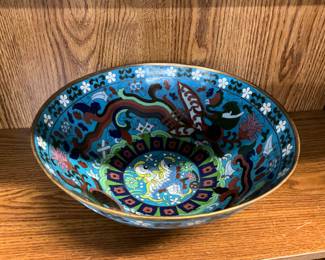 CHINESE CLOISONNE BOWL
