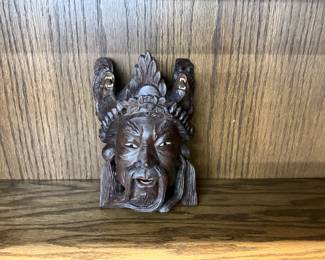ASIAN CARVED MASK
