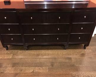 Ethan Allen dresser $175
Matching bedside tables(not pictured)$60 each $100 for the pair
King bed and mattress(not pictured)$400
Whole set $625