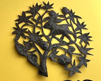 Haitian drum folk art