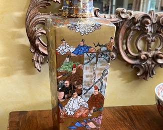 Kutani.  (fantastic) signed pair.