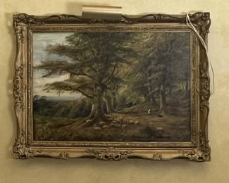 English oil on canvas